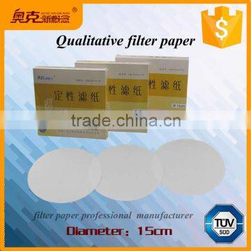 Aoke Brand 15cm Oil Qualitative Filter Paper Manufacturer Supply photo-5
