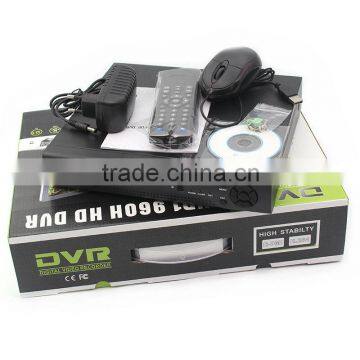 Manufacture 8CH DVR H.264 CIF Real Upgrade HDMI Full D1 960H Recording Valid Remote Mobile Phone View YJS-8CH DVR