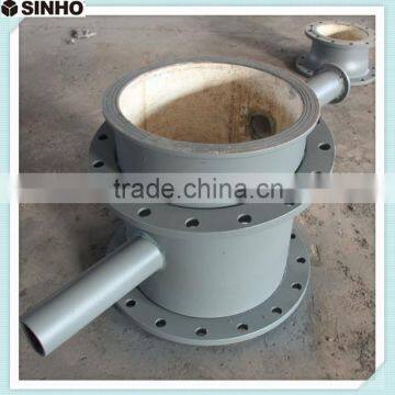 Mineral Processing Mine Feeding Alumina Ceramic Lined Elbow