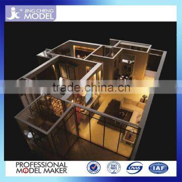 Custom made 3d miniature architectural building scale model for commercial building