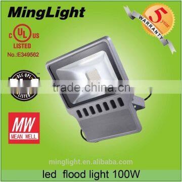 IP65 industrial100w DLC flood light outdoor lighting with Samsung chips