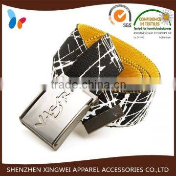 designer fashion woven cotton belts for man