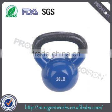 Cast iron weight vinyl competition kettlebell