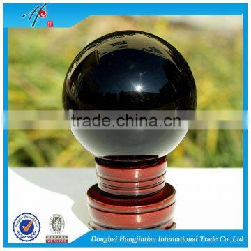 HJT Nature Obsidian crystal ball personalized quartz sphere