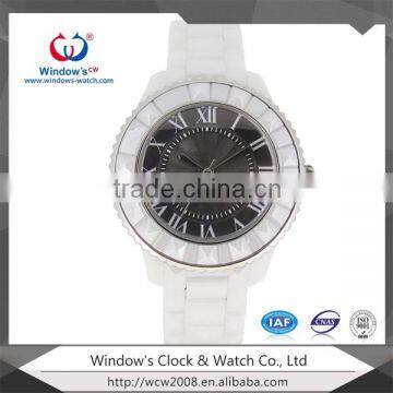 Elegance Ceramic Watch Sapphire Crystal Bezel Ladies Watch