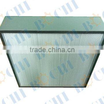 Aluminum Frame Galvanized Box Hepa Efficency Air Filter