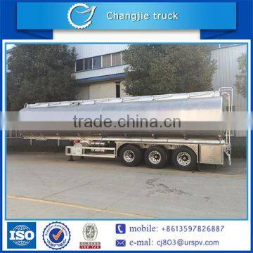 Top quality 3 axle aluminum alloy oil carrrier tank semi trailer,high quality fuel tank trailer,crude oil tank trailer