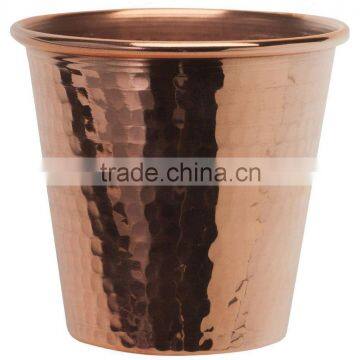 Copper Tumbler Cup Mug Hammered