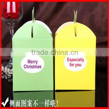Elaborate Bright Colorful Square Paper Packaging Smile Face Gift Box photo-4