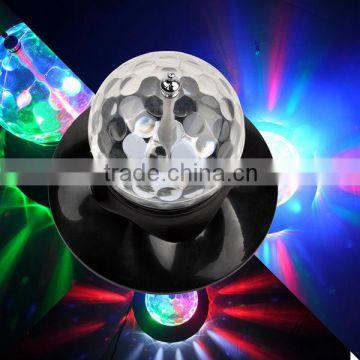 2015 new mini led disco ball light sunflower light with crystal magic ball stage lighting