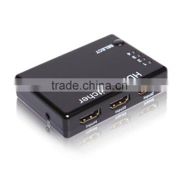4x1 mini hdmi switcher 4 out 1 in with remote control support 1080P/3D PET0401S