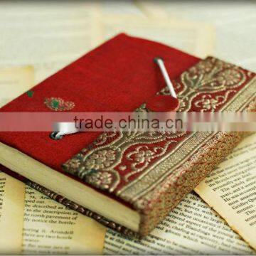 Red handcrafted engraved Indian traditional journal and diary