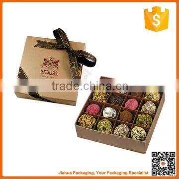 high quality wholesale fancy paper chocolate box