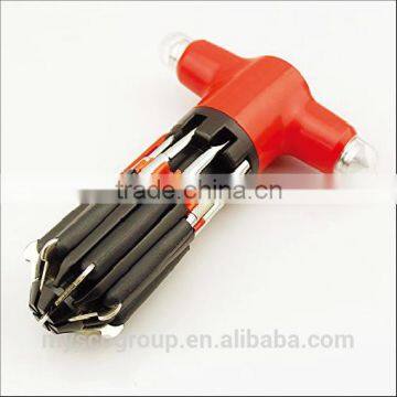 9 in 1 Safety Hammer With Flashlight/Hand Tool Sets photo-4