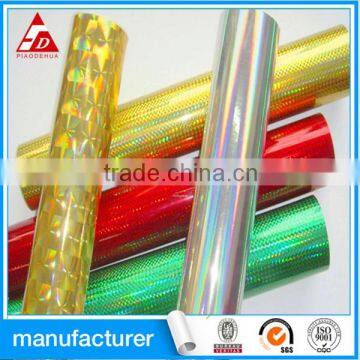 Gold Silver Color Self Adhesive Opp Holographic Film