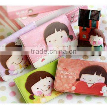 Korean Girl Lovely Business ID Credit Card Wallet Holder Pocket Bag Case photo-3