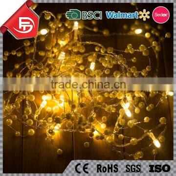 TZFEITIAN Walmart SEDEX audit customized pearl copper wire string lights