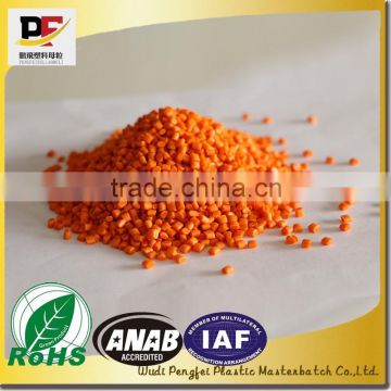 ORANGE MASTERBATCH, high quality PP/PE color masterbatch, High covering, disperse evenly, Manufacturer sales, competitive price