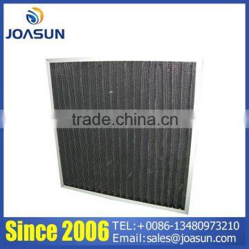 Aluminum Alloy Frame Activated Carbon Pleated Panel Air Filter For industrial