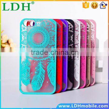 Hard Plastic Case Cover for Iphone55s for Iphone 55s 5 5S SE 6C 5SE Dream Catcher Flower Pattern Plastic Retro Fashion Case