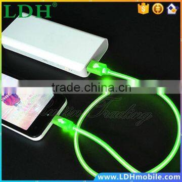 Hot Sale Universal Glow Charging Cable In Dark LED Light link Up Micro USB Data Line Sync Cord For Android Cell Phone