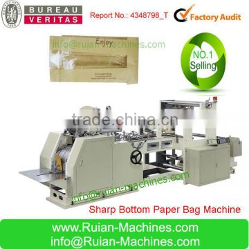 Automatic Bread Paper Bag Making Machine With PP window Function