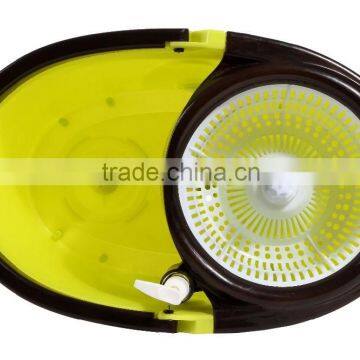 Spin Mop and Bucket + Cleaning Wringer Mop Bucket in pp Basket photo-6