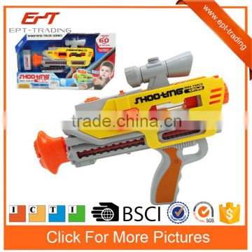 Cheap plastic air toy gun papper bullet gun toy for kids