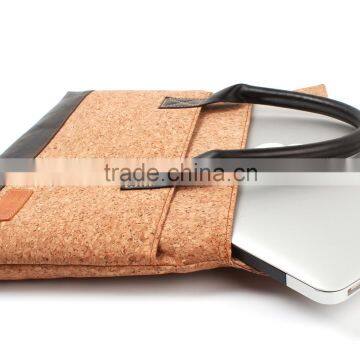 SIKAI Patent 100% Oak Cork Bag for Microsoft Surface Pro 4 Bag Sleeve Cork Pouch Bag Laptop Handbag Leather Briefcase For MS photo-3