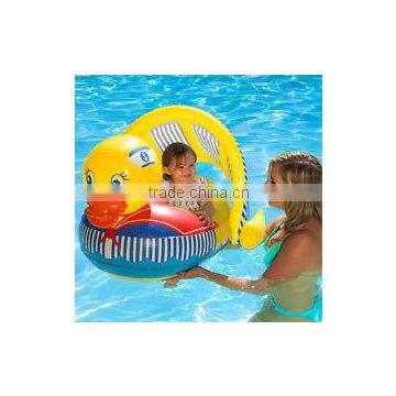 promotional pvc inflatable baby rider, outdoor floating pool animal ride on toys