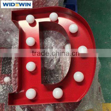 New Custom LED Channel Letter Signboard Bulb Letter Sign photo-4