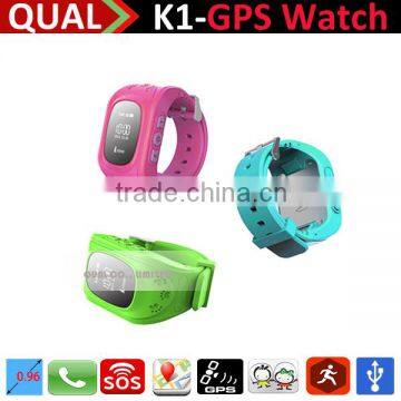 Wrist watch phone gps tracking device for kids / Position monitoring gps watch kids /Sos calling child watch T