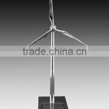 Mini Solar Windmill Model Gift Set for Souvenirs with USB