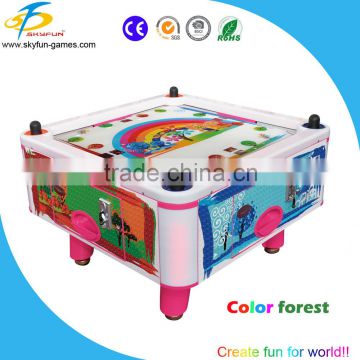 New arrival indoor coin operated game machine classic superior 4 people air hockey table