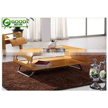 Modern wooden coffee table for living room table