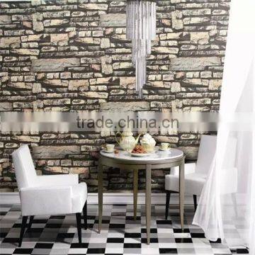 2016 latest distributor wanted korean brick vinyl wallpaper, wallpaper 3d