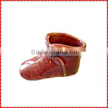 Indoor Decorative Baby Shoe Designed Hand Seed Planter