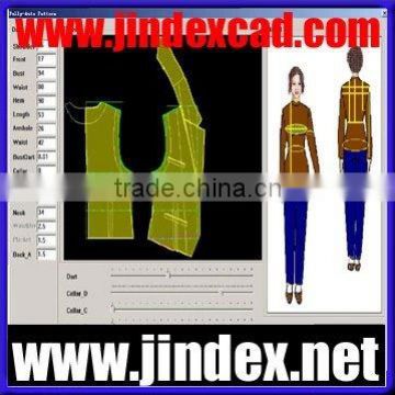 Jindex garment CAD/CAM design Software