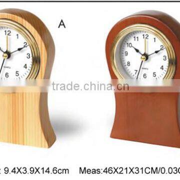 old style wooden decor table clock