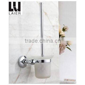 new design big base zinc chrome bathroom accessories set toilet brush 20050-2