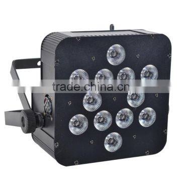 mini par light 12*12w rgbw led battery club light