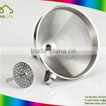 Hot sale durable high quality large stainless steel plastic oil funnel