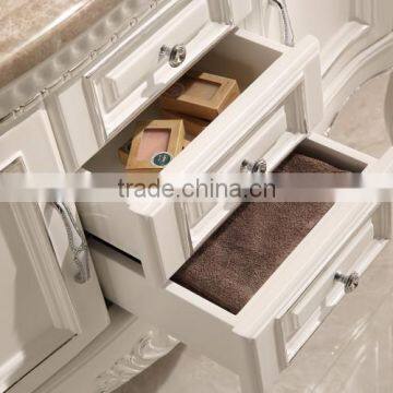 Top Fashional Custom Ivory White Antique Bathroom Vanity photo-2