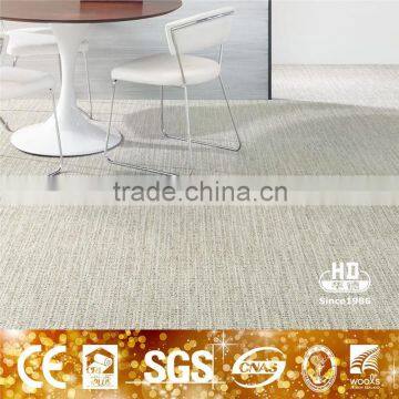 Newest Office Plain Color Non Woven Backing Tufted Carpet Wool