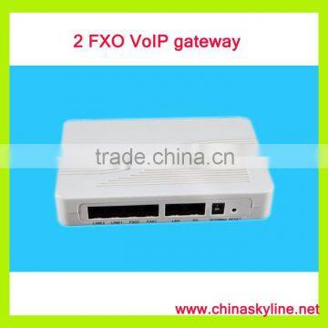 2 FXO VoIP gateway,SIP VoIP gateway