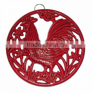 Chicken Shape Cast Iron Trivets
