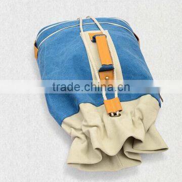 Hot sell korean style student drawsting backpack bag