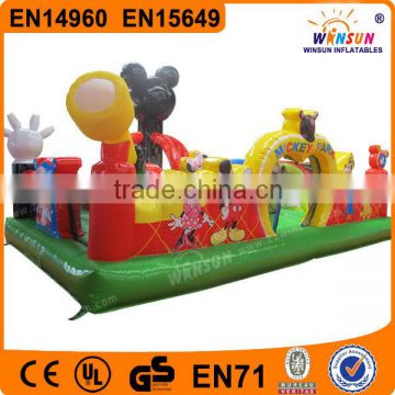 Mickey park big inflatable jumping castle for sale