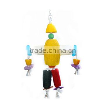 Professional Bird Latex Pet Smart Toys Flashing Ring