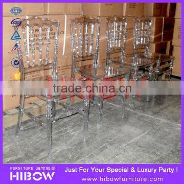 commercial furniture general use crystal napoleon chair